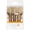 12 Packs: 24 ct. (288 total) Gold Mini Forks by Celebrate It™